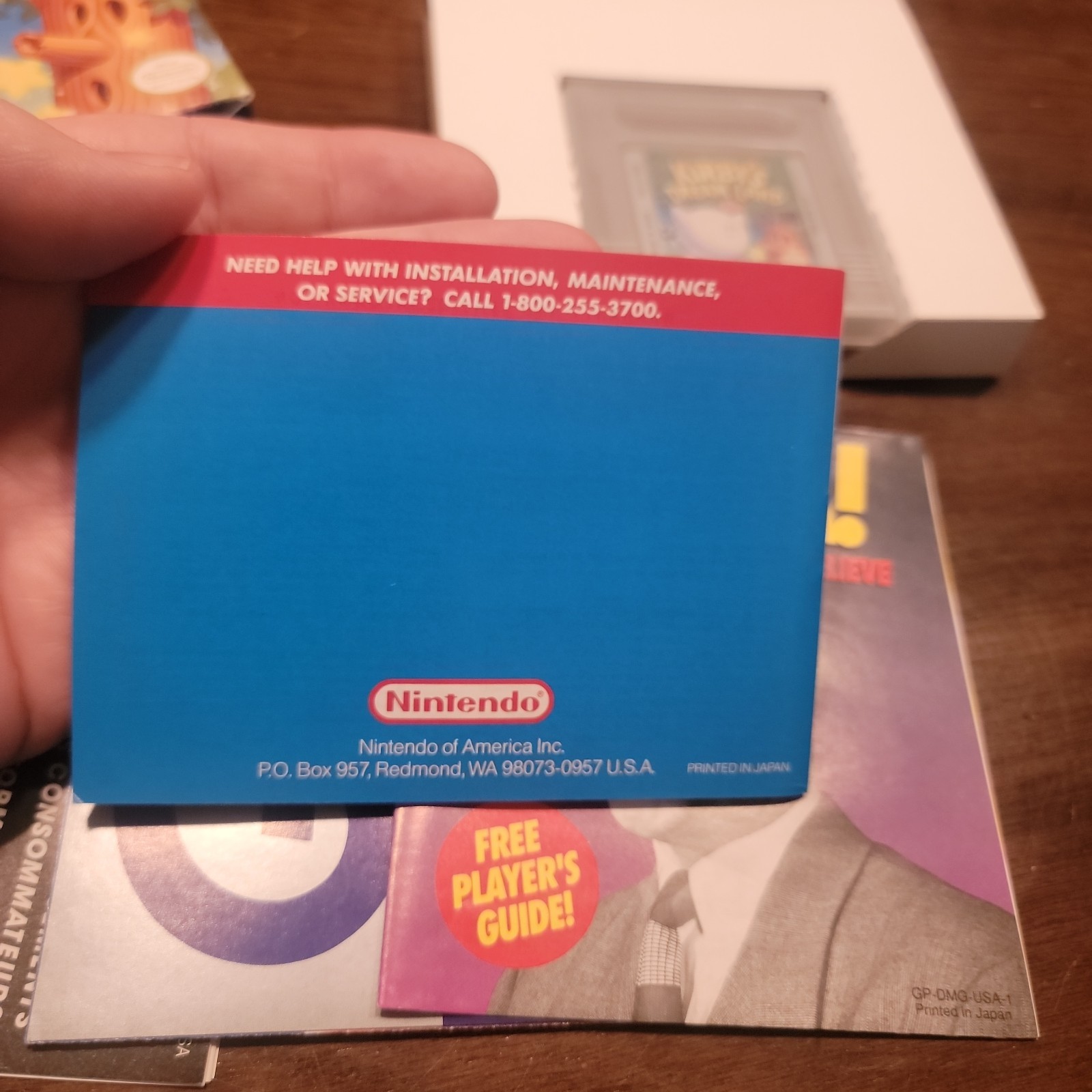 Kirby’s Dream Land (Nintendo Game Boy Gameboy) Complete CIB – Tested – Authentic