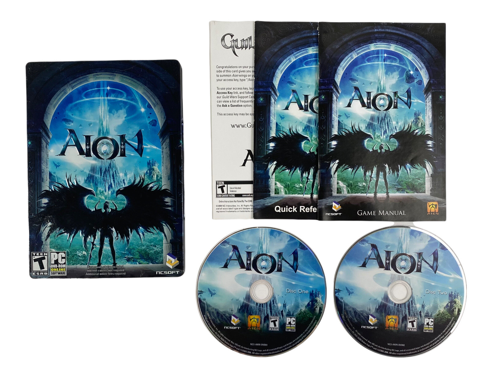 AION A WORLD DIVIDED – PC Video Game – STEELBOOK Edition