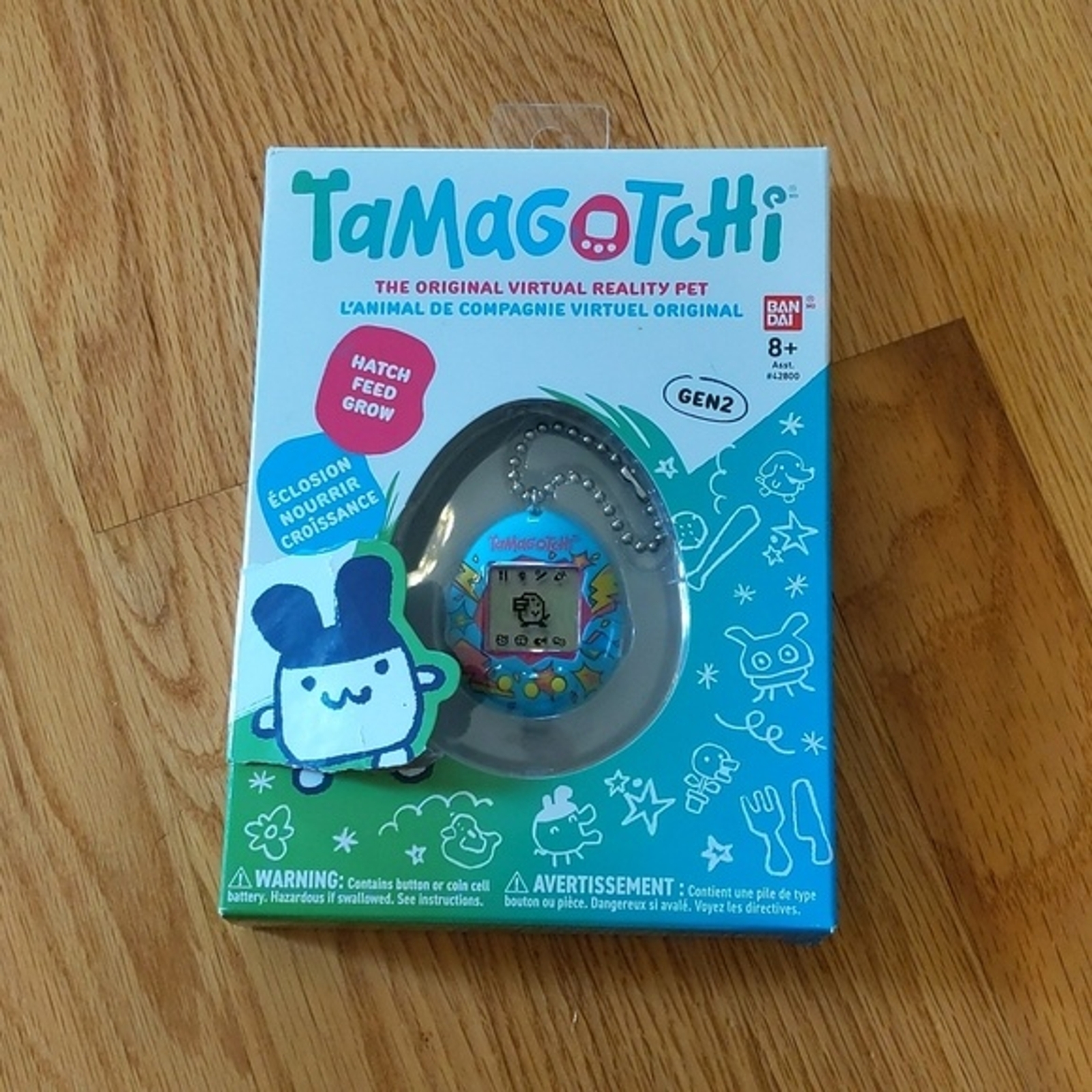 Tamagotchi The Original Virtual Reality Pet BANDAI Gen2 New Sealed Box Blue Pink