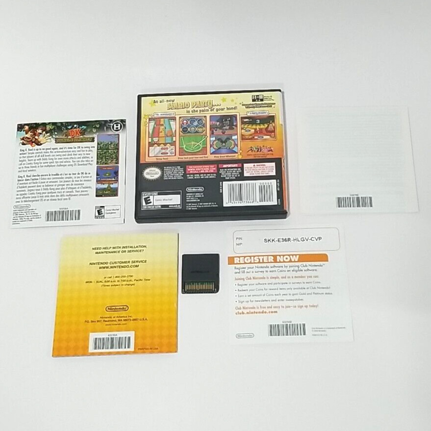 Mario Party DS Nintendo DS 2007 Complete Manual Multiplayer CIB Tested Works