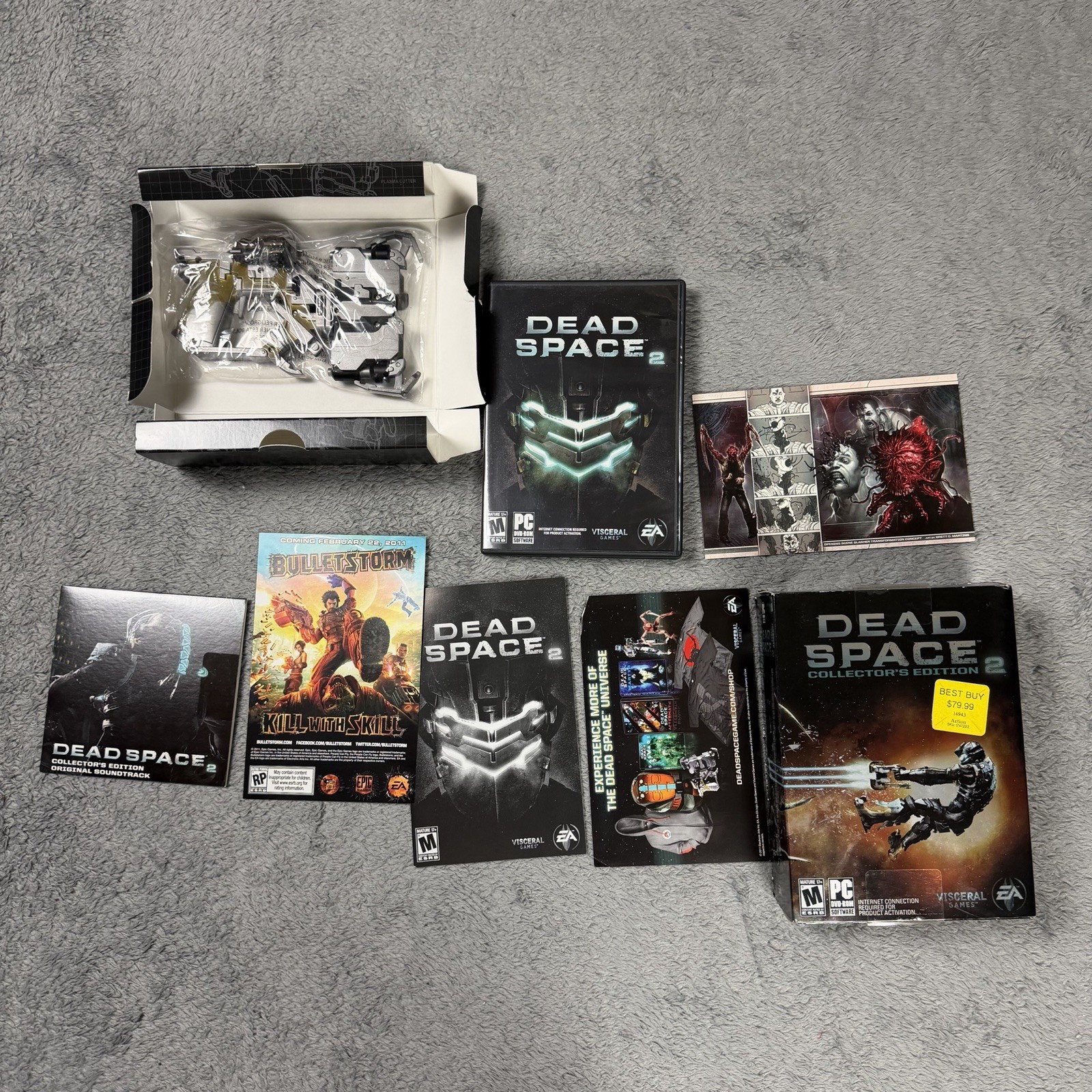 Dead Space 2 Collector’s Edition PC Game – Replica Plasma Cutter Soundtrack Art