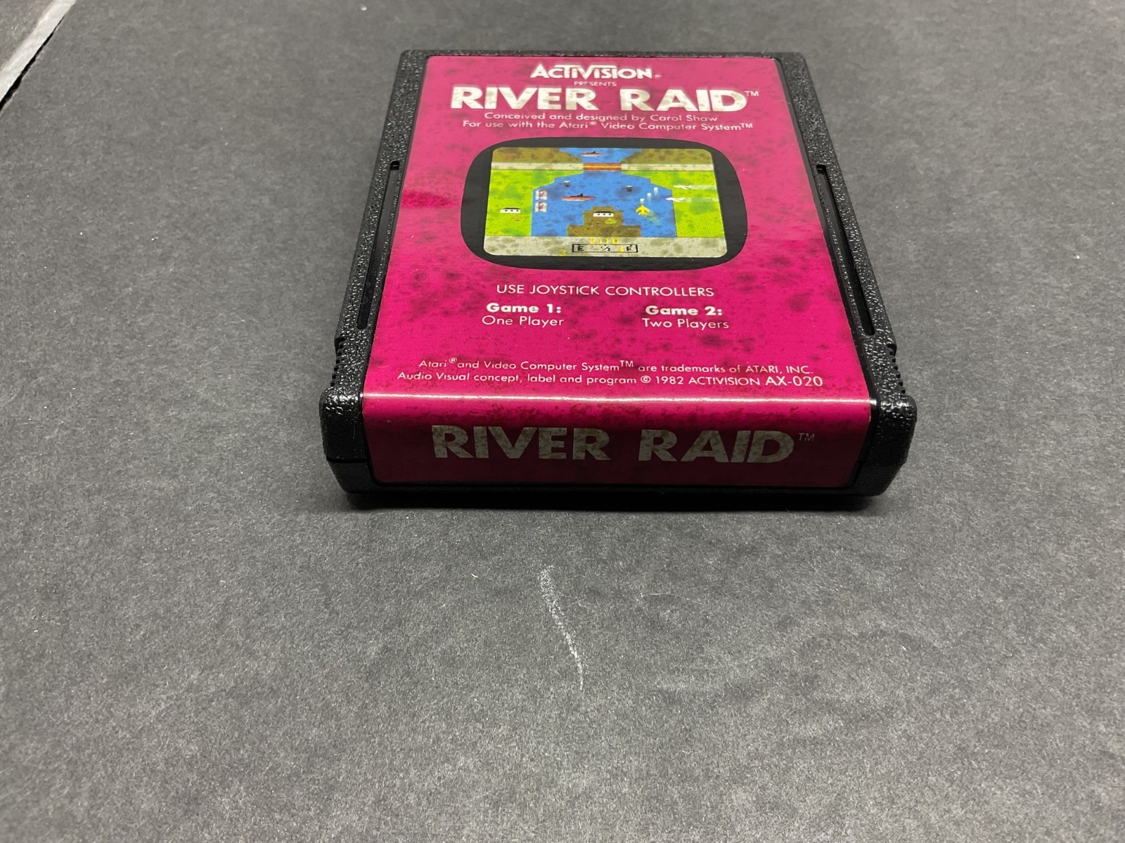 Atari 2600 River Raid Game Complete in Box Tested CIB