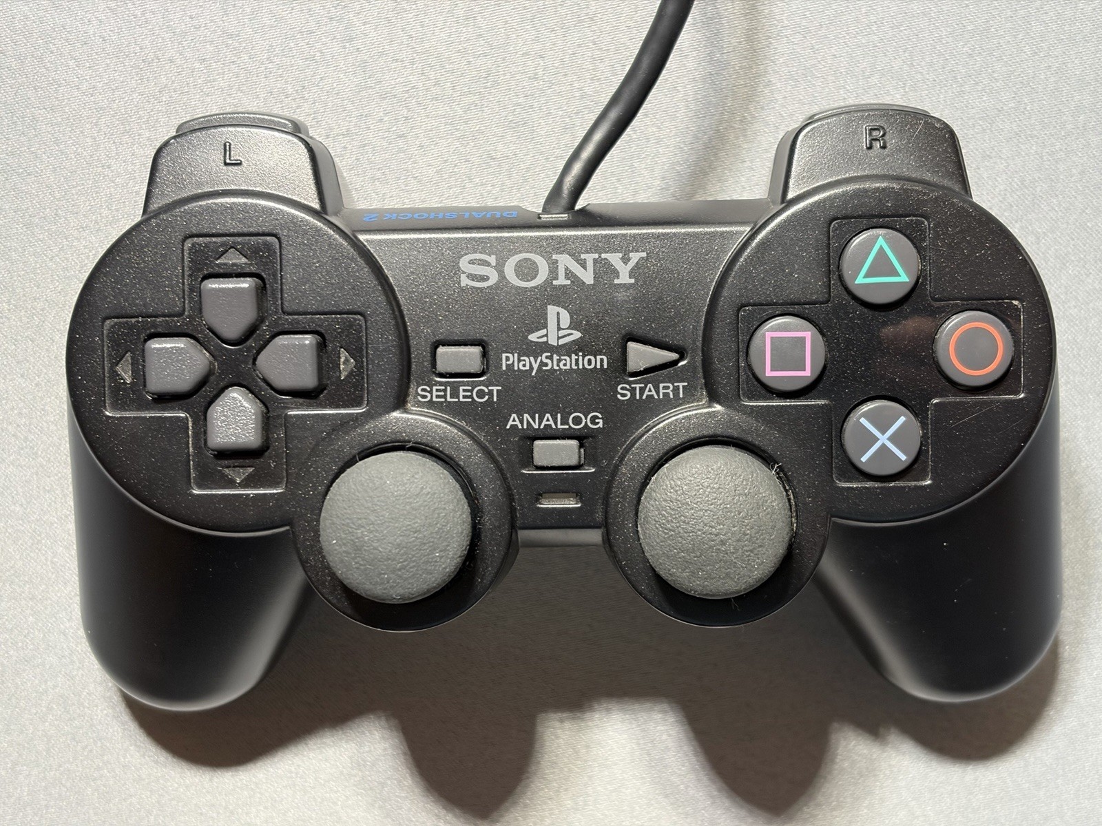 Sony PlayStation 2 PS2 Combo Pack Network Adapter Black Console Runs Great VG
