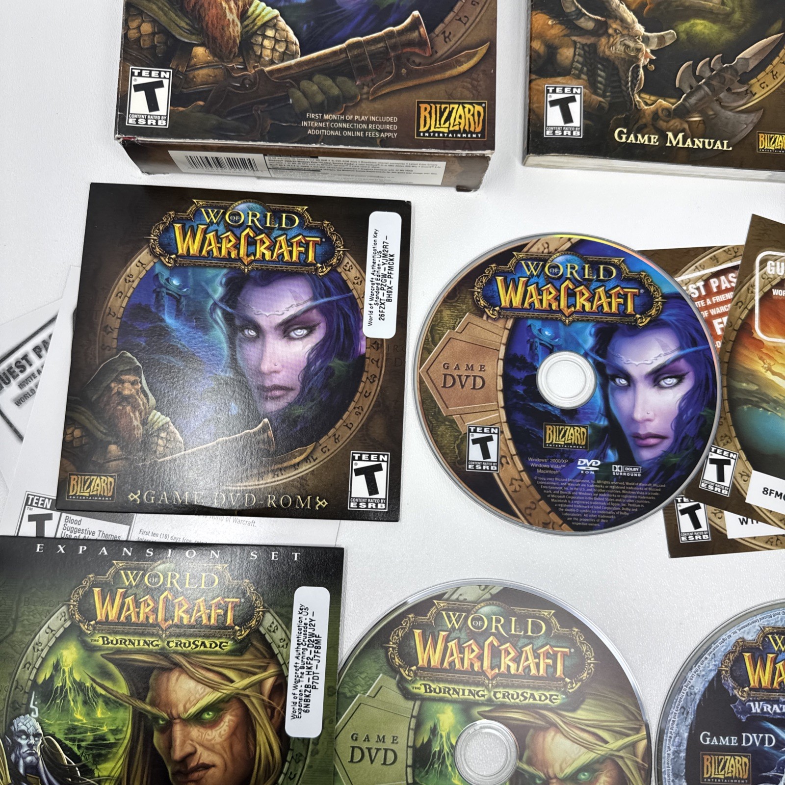 World of Warcraft Original + Burning Crusade + Wrath of the Lich King Game Box