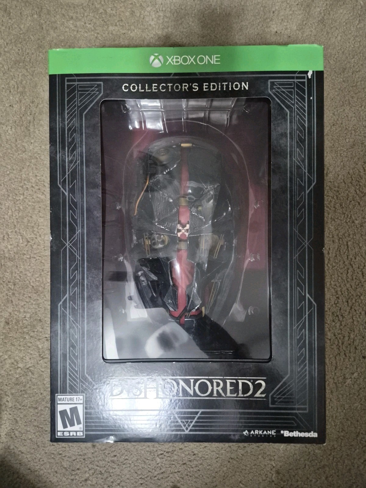 Dishonored 2 Corvo Attano Mask Only Collector’s Edition Xbox One No Game