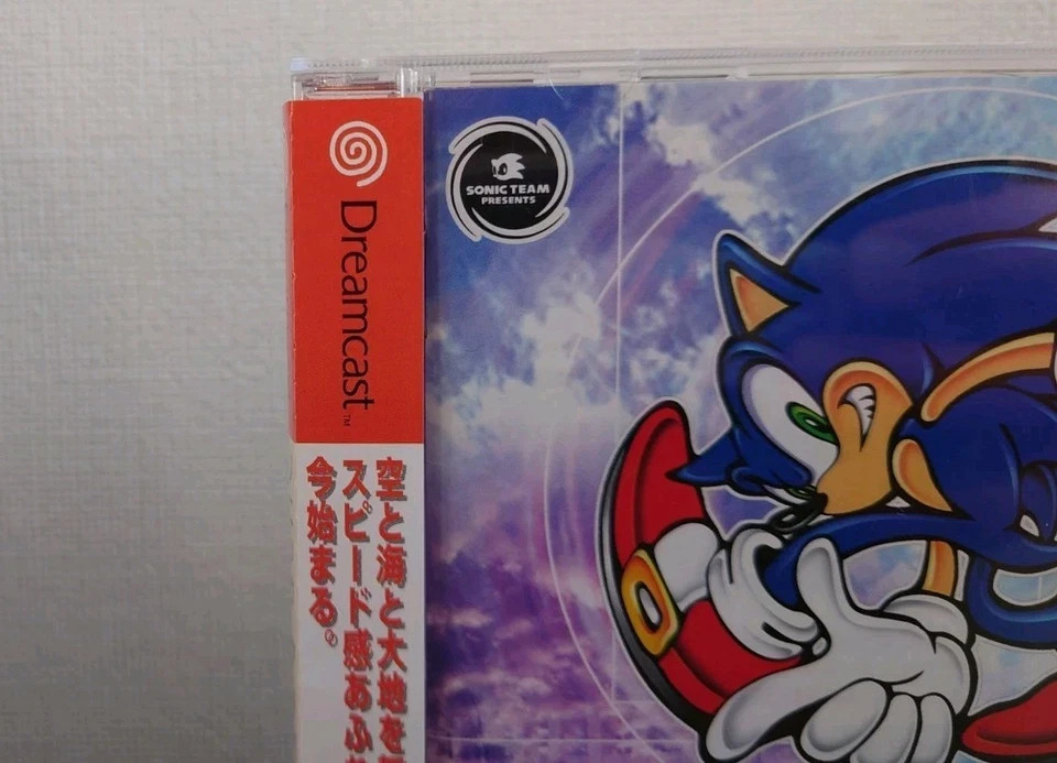 Sonic Adventure Sega Dreamcast HDR-0001 MINT + Spine Card NTSC-J FREE SHIP