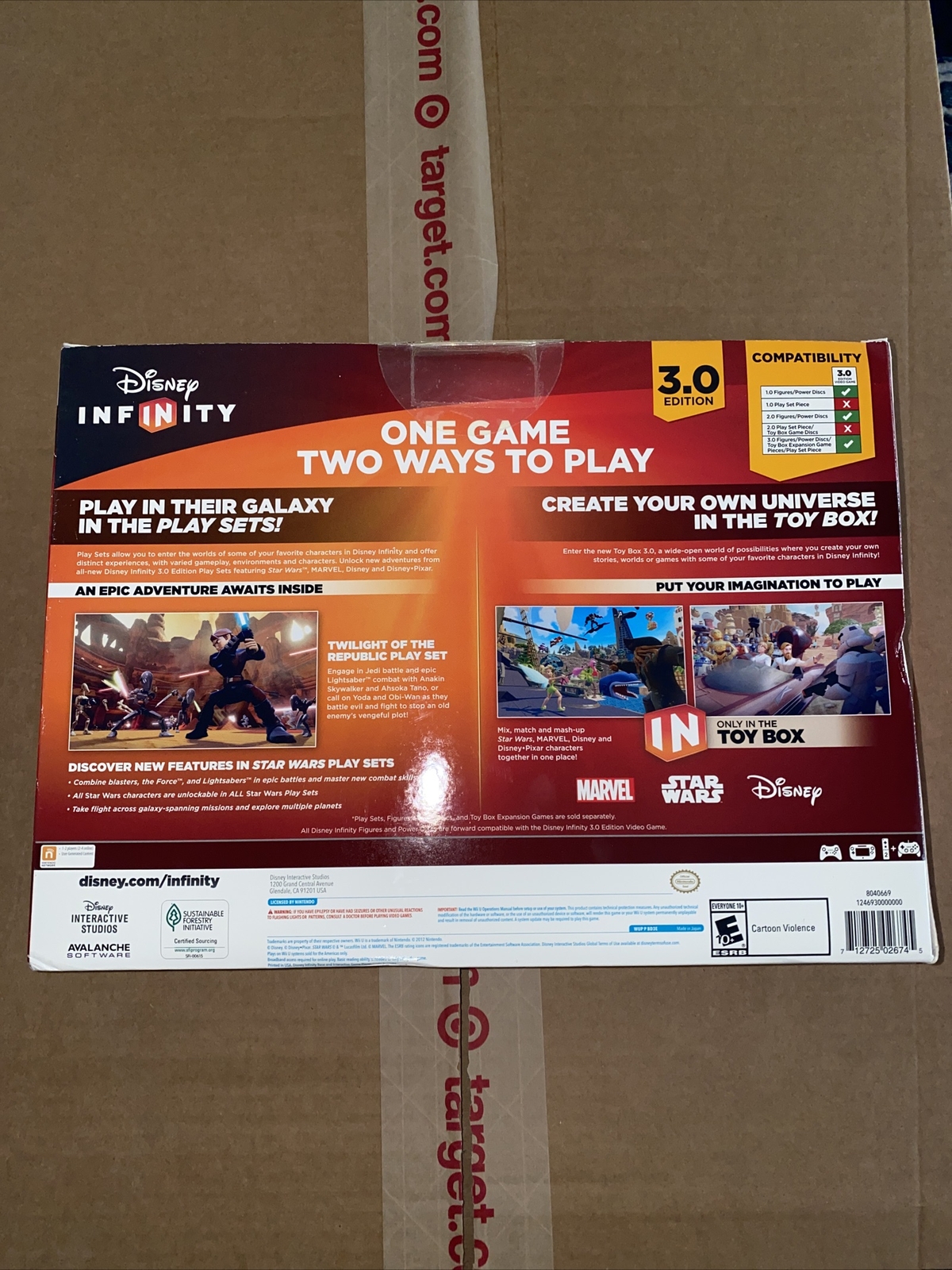 Disney Infinity (3.0 Edition) Star Wars Starter Pack 1 (Nintendo Wii U, 2015)