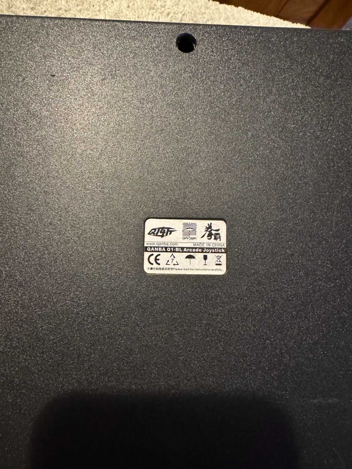 QANBA Q1-BL Arcade Style Fighting Stick – PARTS/REPAIR UNKNOWN WORKING CONDITION