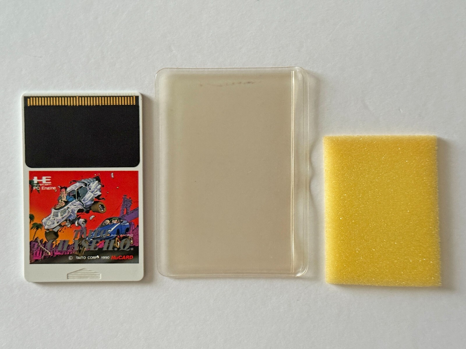 PC Engine Taito Chase H.Q. PCE HuCard NEC HQ Racing Game Japan JP