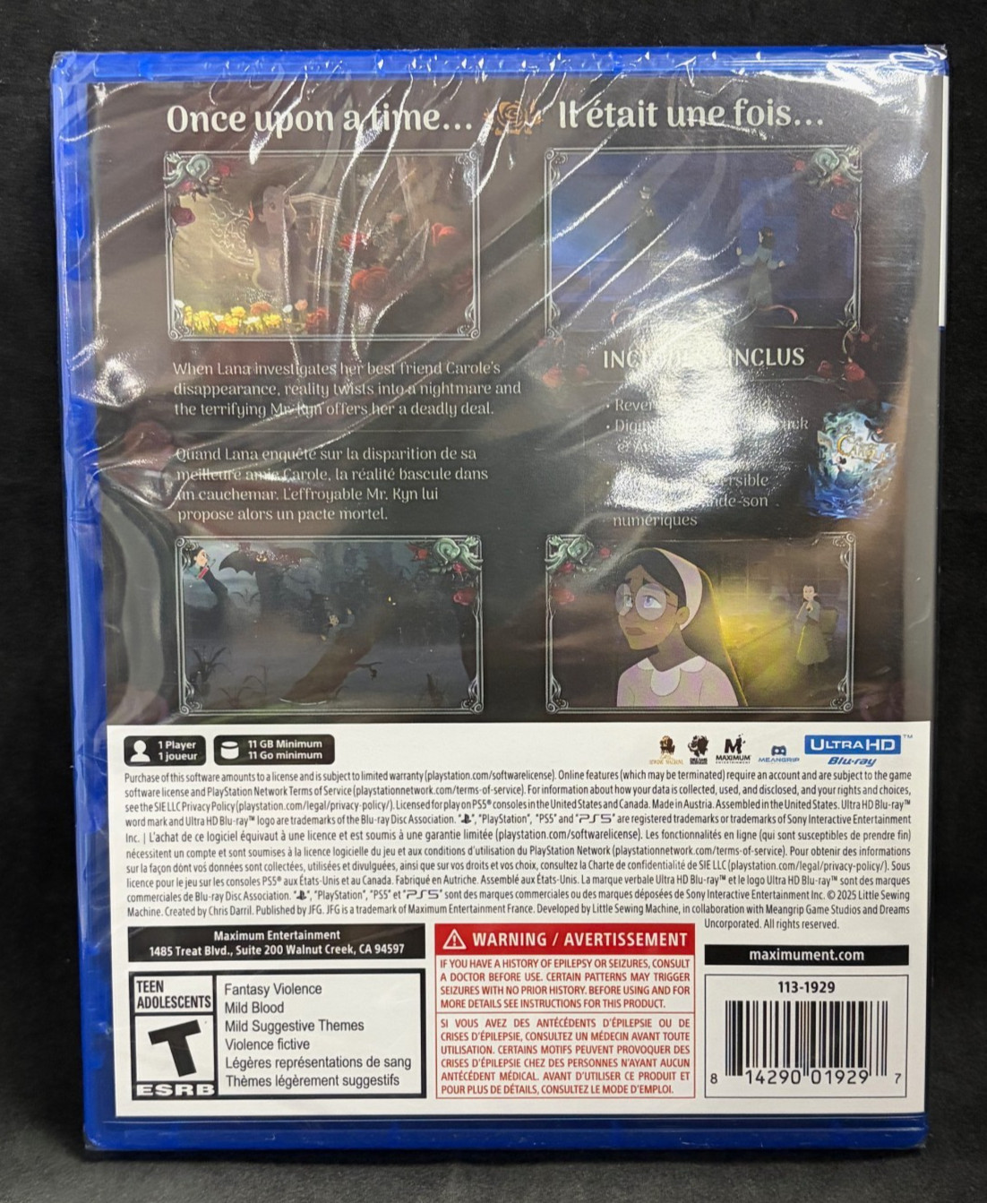 Bye Sweet Carole (PS5 / Playstation 5) NEW