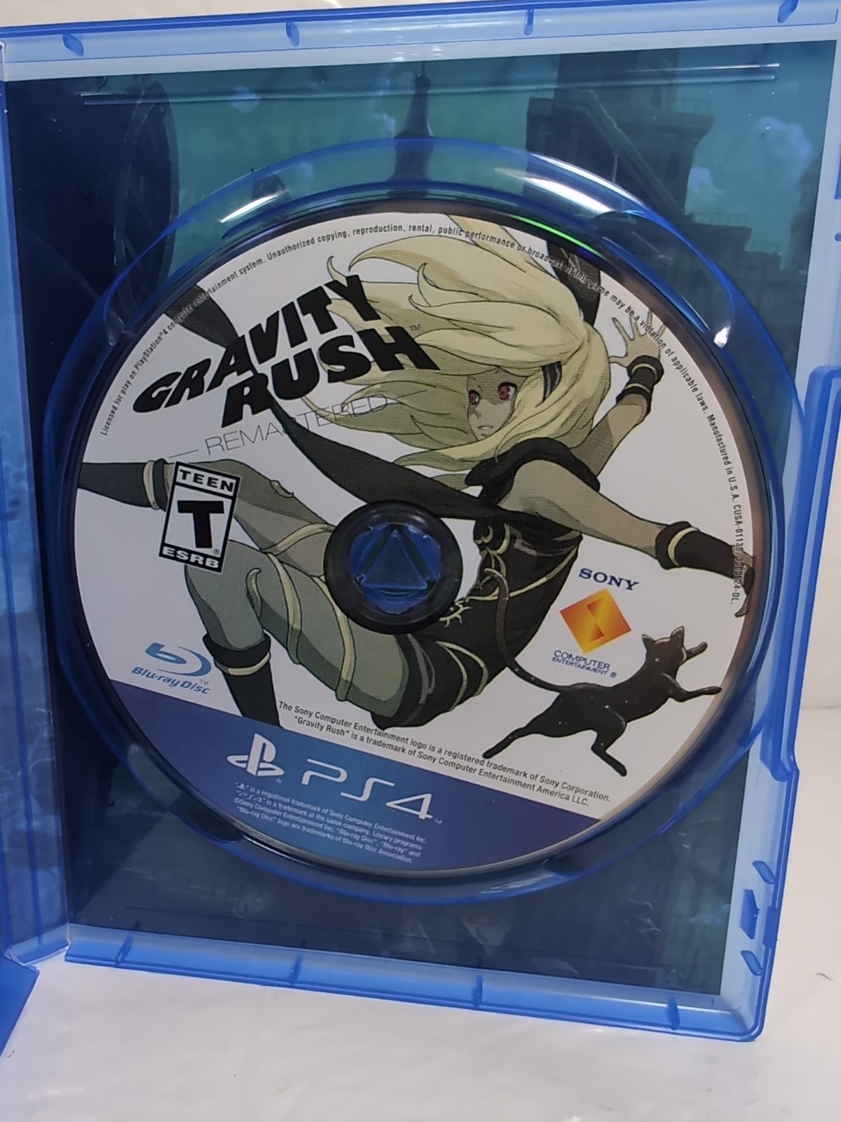 Gravity Rush Remastered (Sony PlayStation 4, 2016) USA Version Tested Working