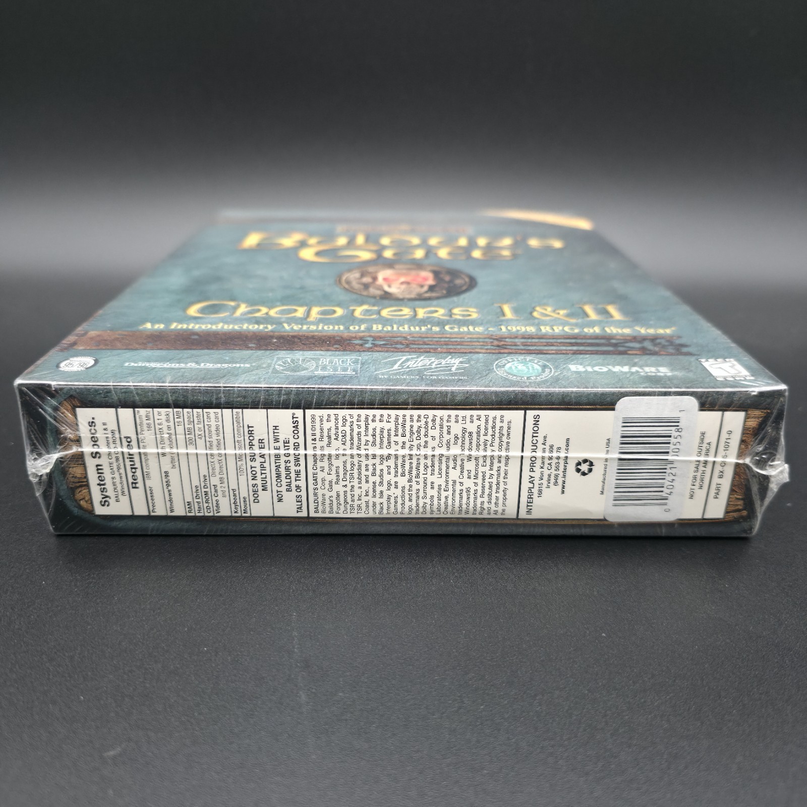 Dungeons & Dragons: Baldur’s Gate – Chapters I & II, 1999, Big Box, New & Sealed