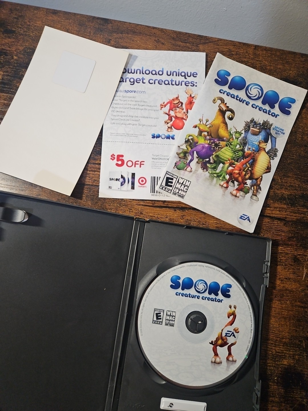 Spore Creature Creator, WIN MAC CD-ROM