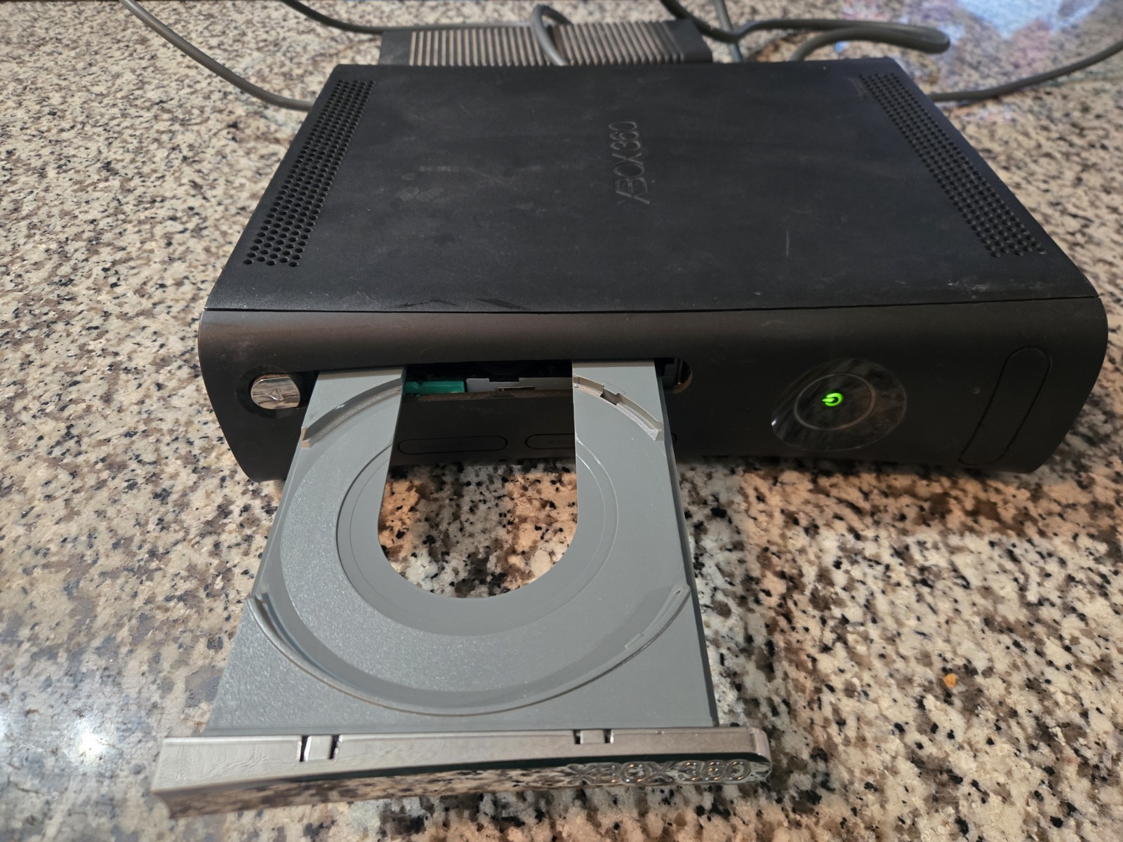 Microsoft Xbox 360 Elite 120GB Console – Black With Cords Tested Working