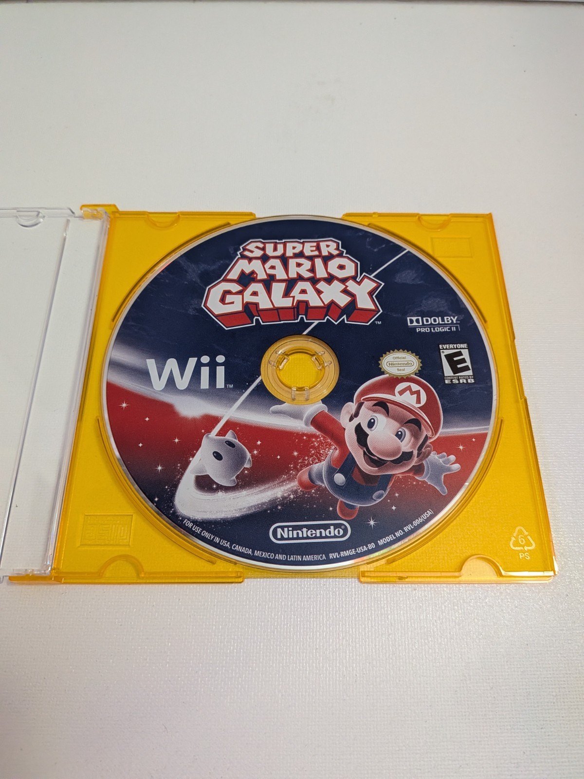 Super Mario Galaxy (Nintendo Wii, 2007) Disc Only Video Game Tested Works