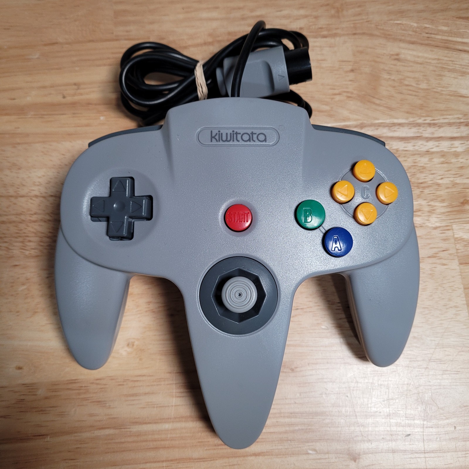 Nintendo 64N64 Controller Gray 3rd Party by Kiwtata – Tested