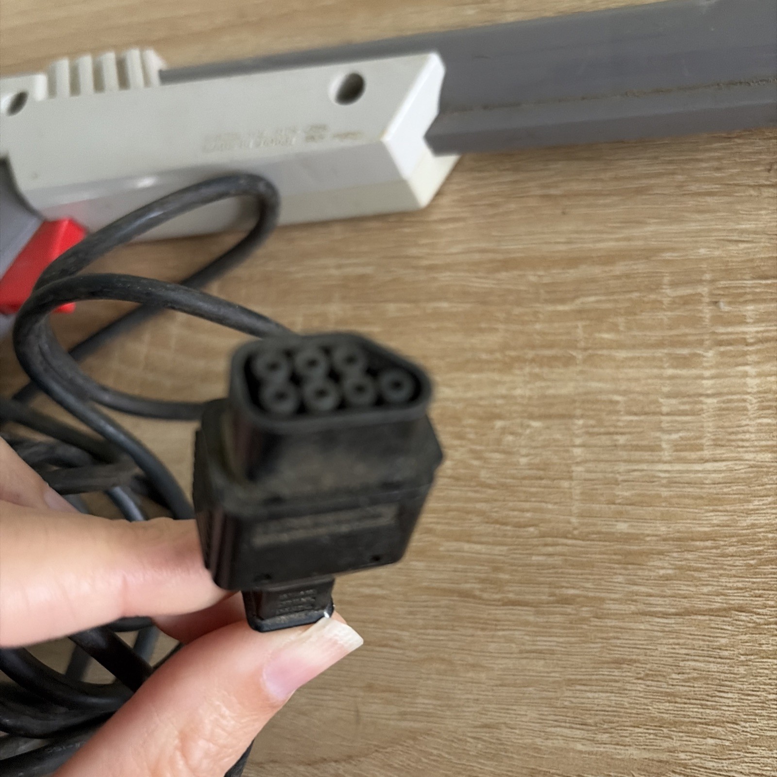 Nintendo NES Zapper Light Gun Gray Controller OEM Original 1985 Gray Used