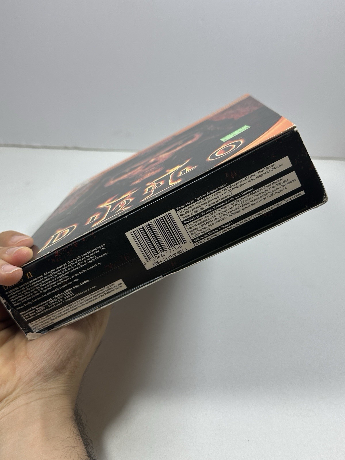 Diablo 2 and Lord of Destruction Expansion Box PC ROM Video Games Complete