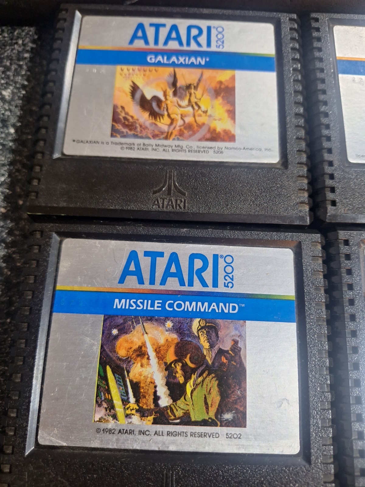 Atari 5200 Game Lot of 10 Game Cartridges TESTED WORKING