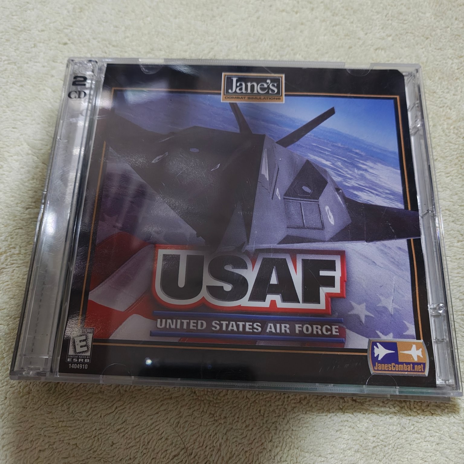 Jane’s USAF United States Air Force DVD Keep Case Multi-Platform