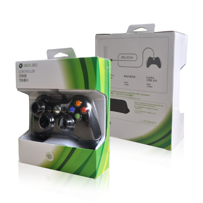 Microsoft Xbox 360 Wired USB2.0 Game Controller PC Windows 11/10/8/7/XP Gamepad!