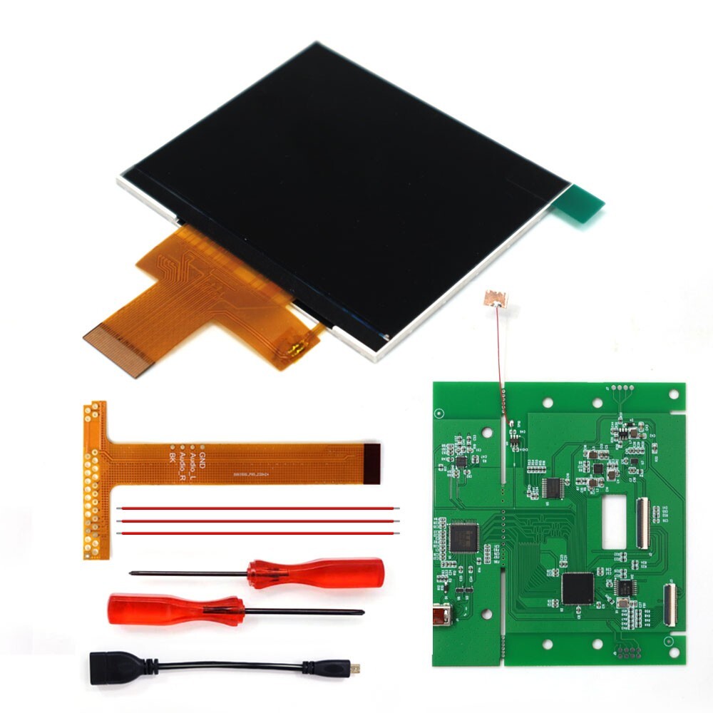 HDMI Hight Light 3.5″ 640×480 Retro Pixel HD IPS LCD Screen For for ATARI LYNX Ⅱ