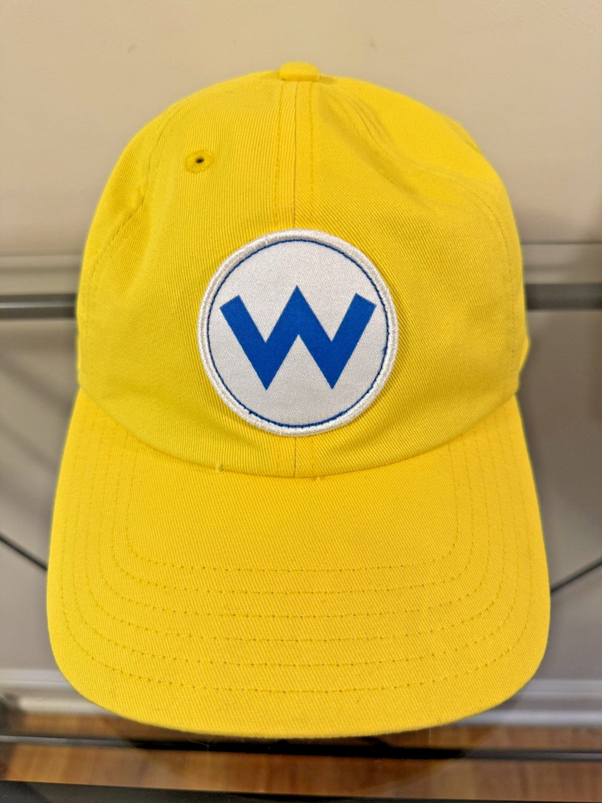 Nintendo New York WARIO W Logo Adjustable Snapback Yellow Nintendo