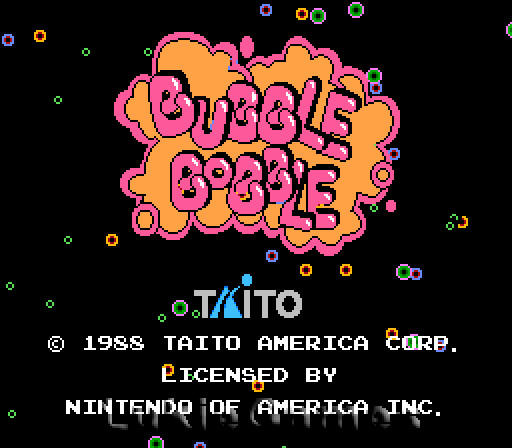 Bubble Bobble – Classic Rare Original NES Nintendo Game