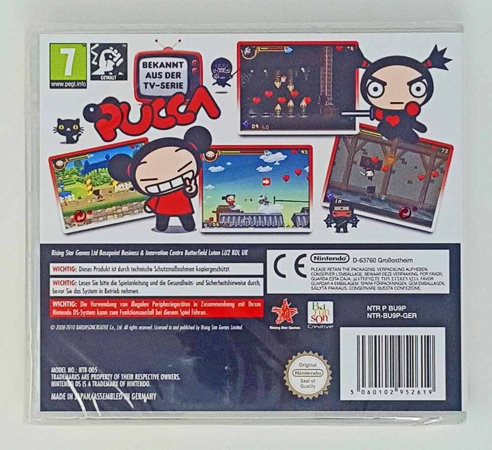 Nintendo DS Pucca Power Up Jump N Run Episodes Game Manga Multilingual Series