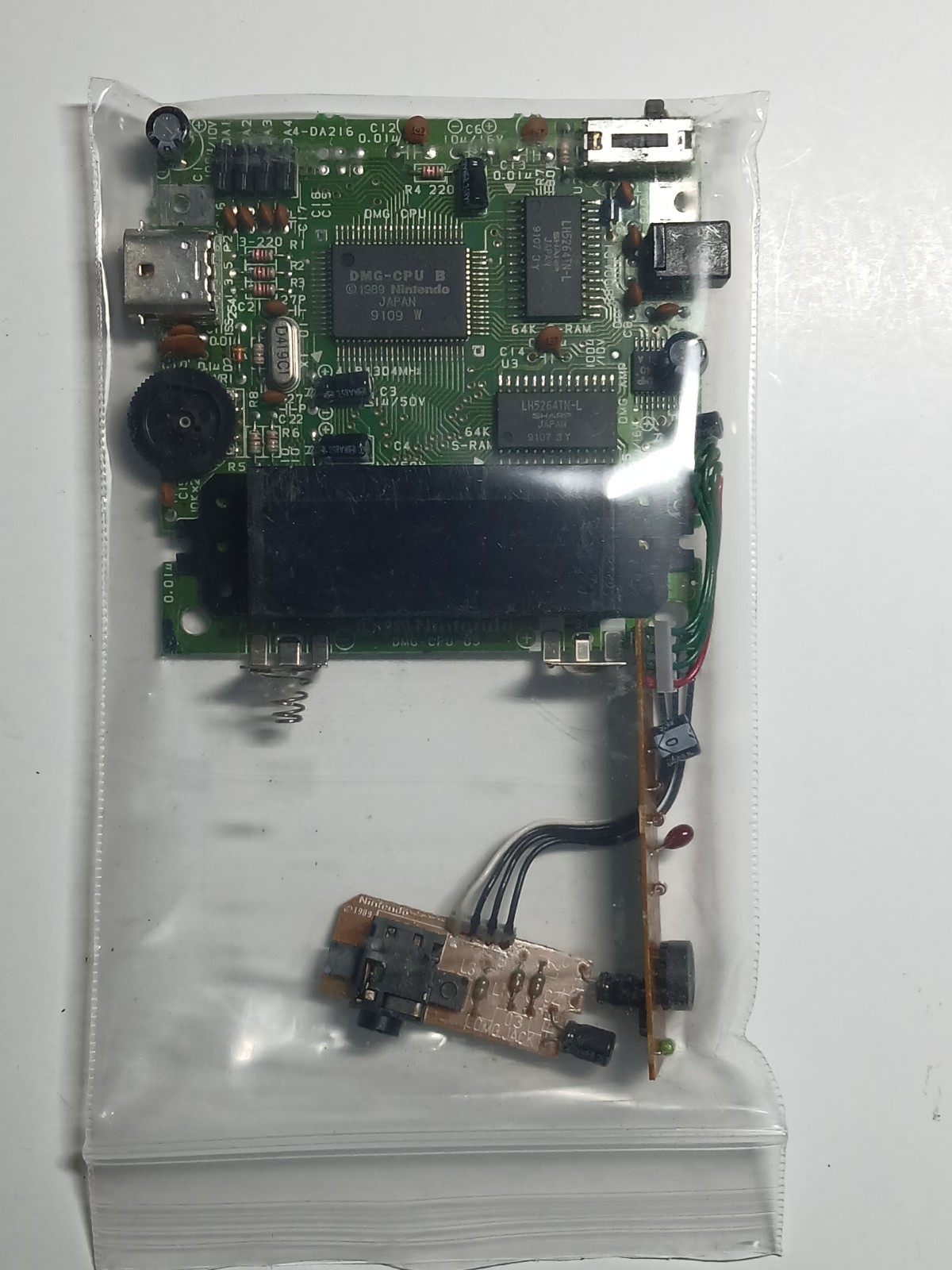 Nintendo Gameboy Game Boy Original DMG-01 Back Motherboard TESTED WORKING