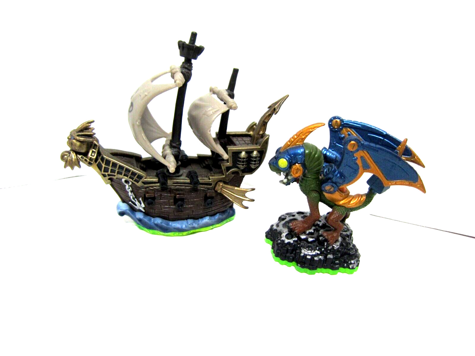 Lot 9 Skylanders Granite Crusher Golden Queen Swarm Pirate Ship Snap Shot