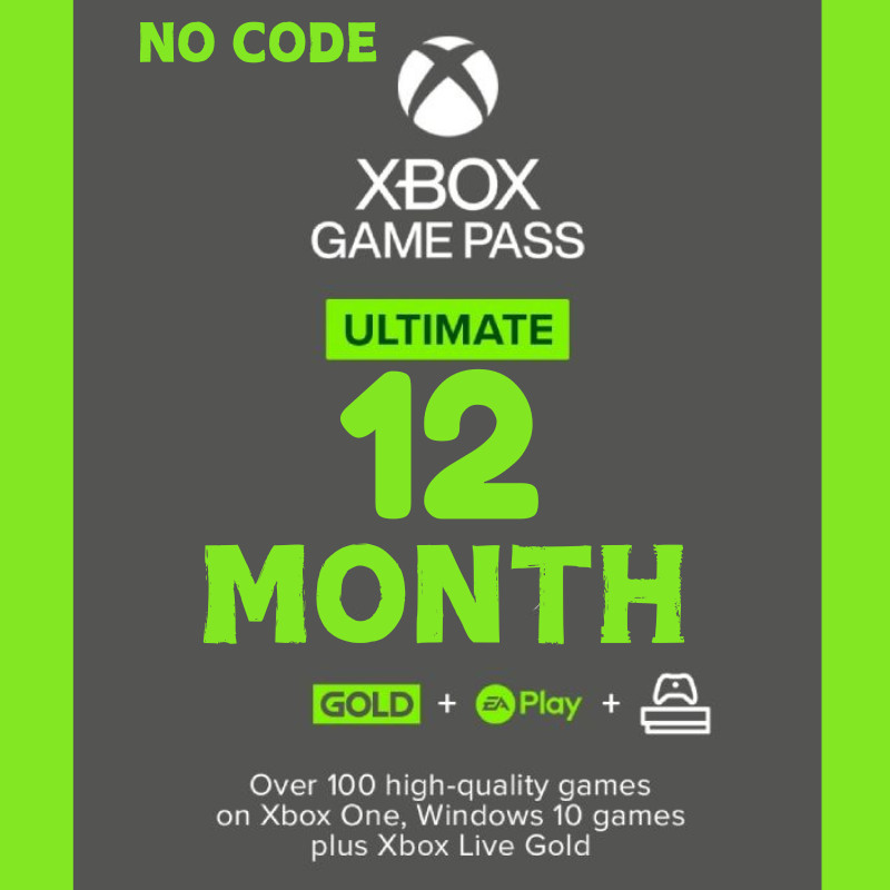 Xbox Game Pass Ultimate 12 Month Global – Live Gold + EA Play | 0-2 Hr Delivery