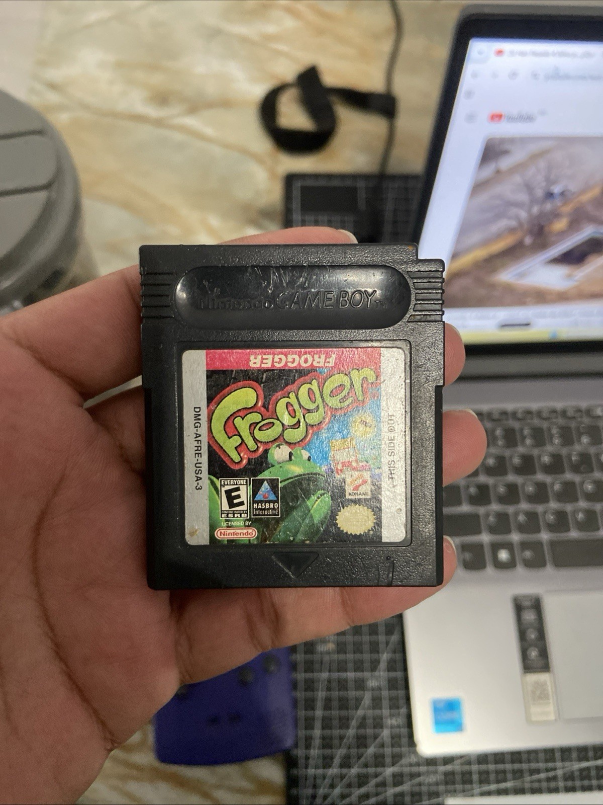 Gameboy Color Purple One Game Included Working Good Condition