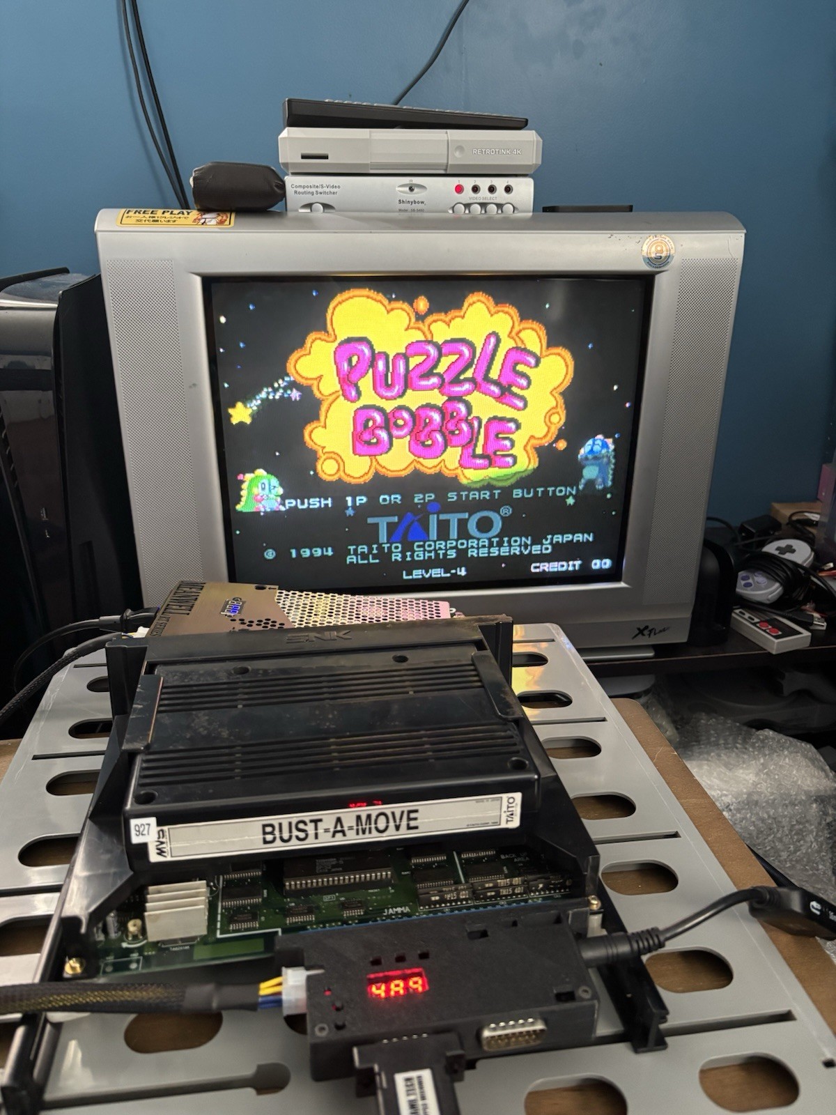 Puzzle Bobble MVS Neo Geo SNK