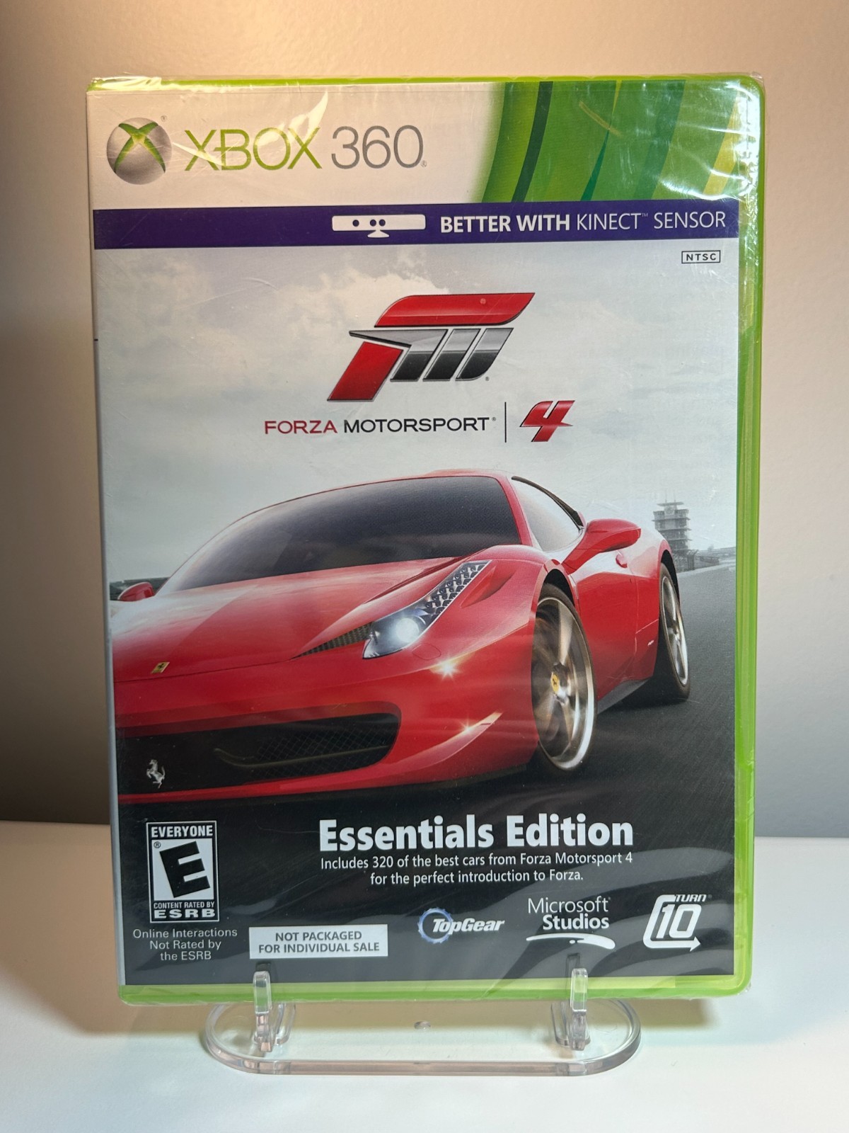 Forza Motorsport 4 Essentials Edition Xbox 360 New Sealed Kinect
