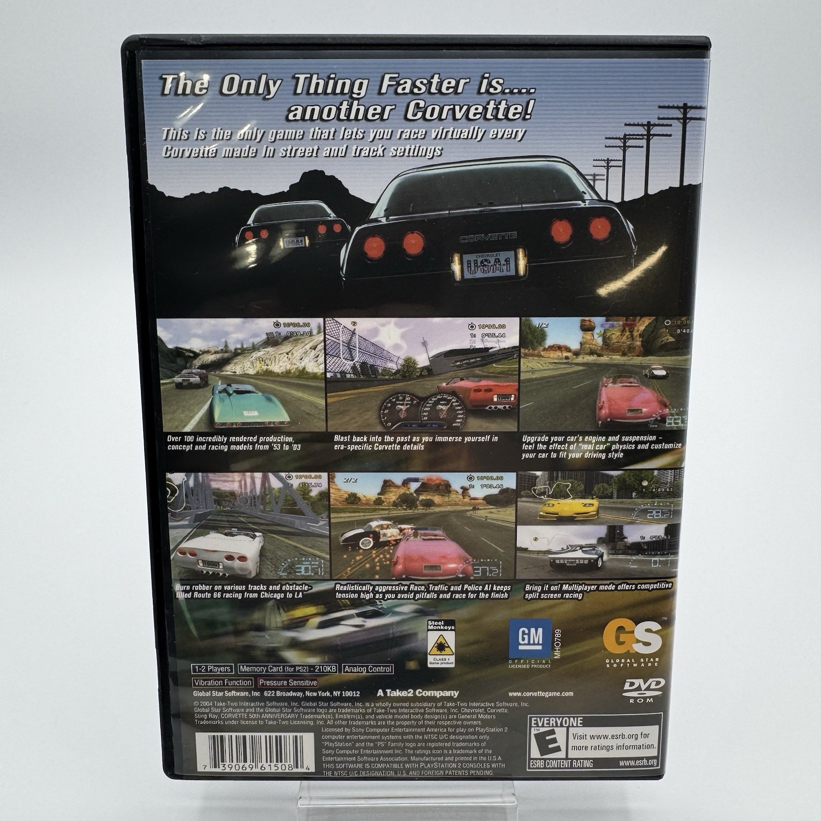 Corvette – PlayStation 2 PS2 – Complete CIB – 1 Year Warranty Excellent Cond.