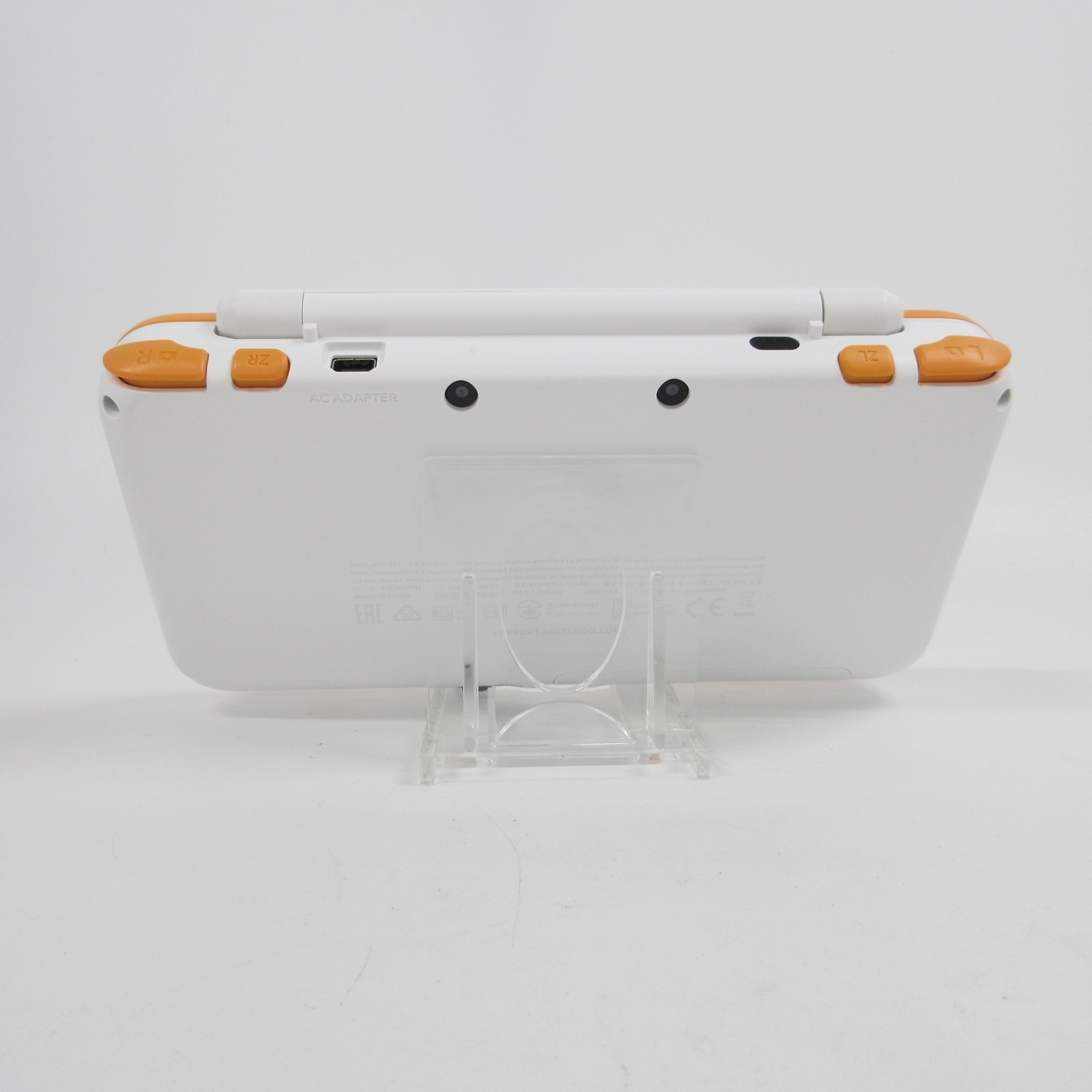 【Mint】Nintendo New 2DS LL XL White x Orange Console Japan Ver. #T-BA08/0618/01