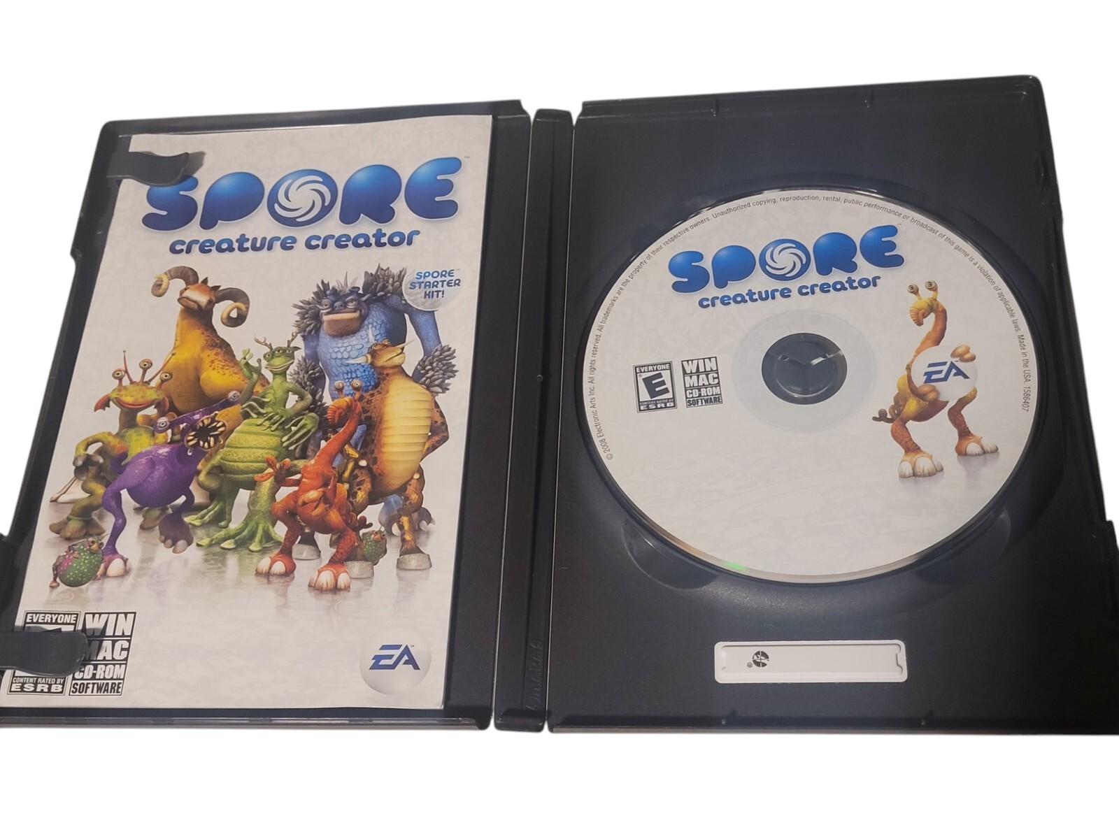 2008 Spore Creature Creator PC Windows/Mac CD-Rom Software