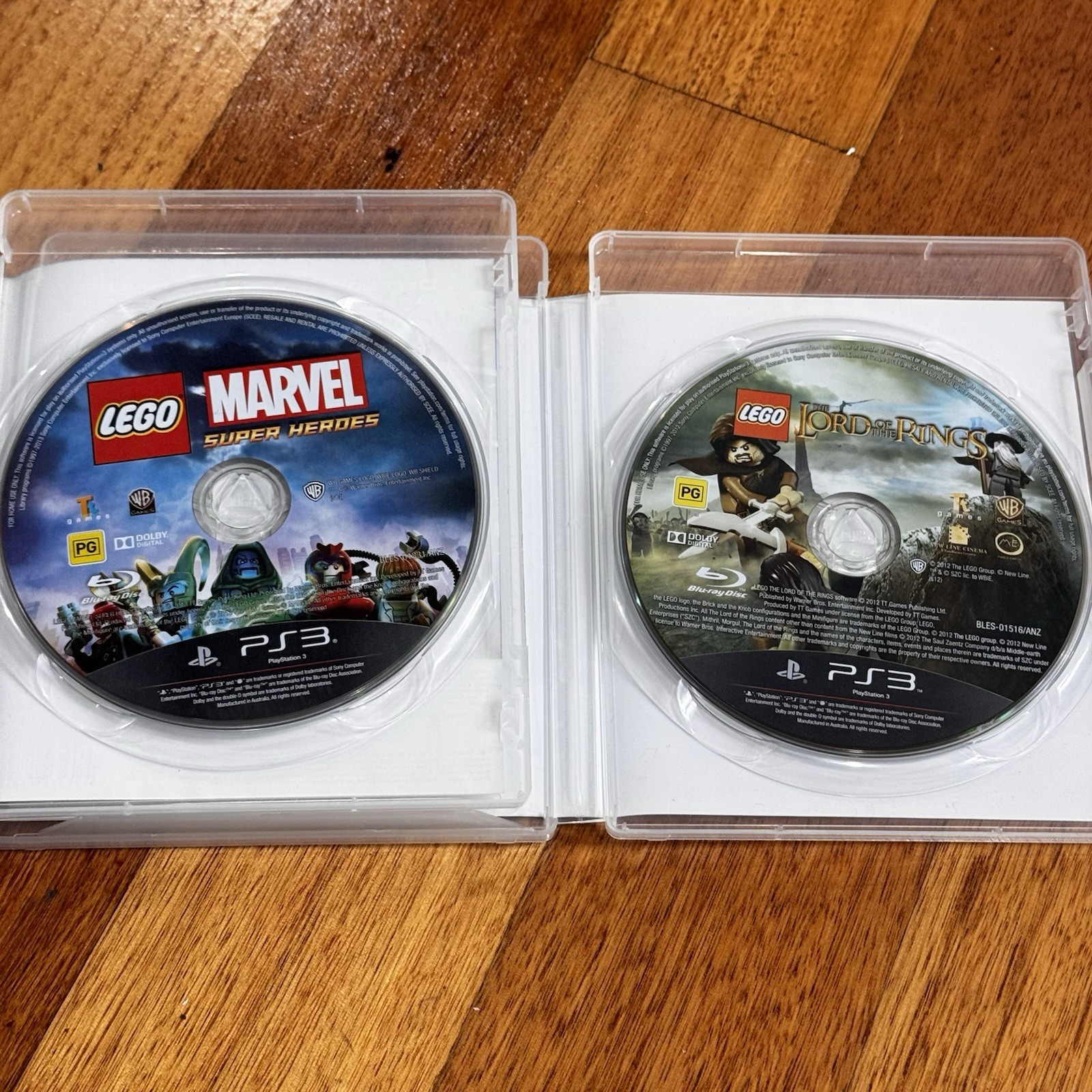 LEGO PlayStation 3 Bundle Harry Potter Years 1-4 & 5-7 Lord Of The Rings Marvel