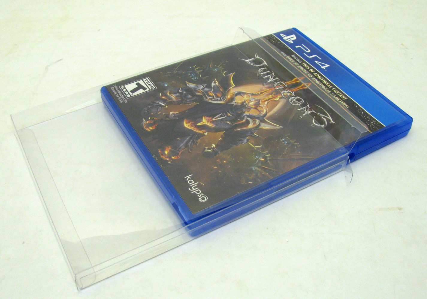 10X SONY PLAYSTATION PS4 CIB GAME -CLEAR PLASTIC PROTECTIVE BOX PROTECTORS CASE