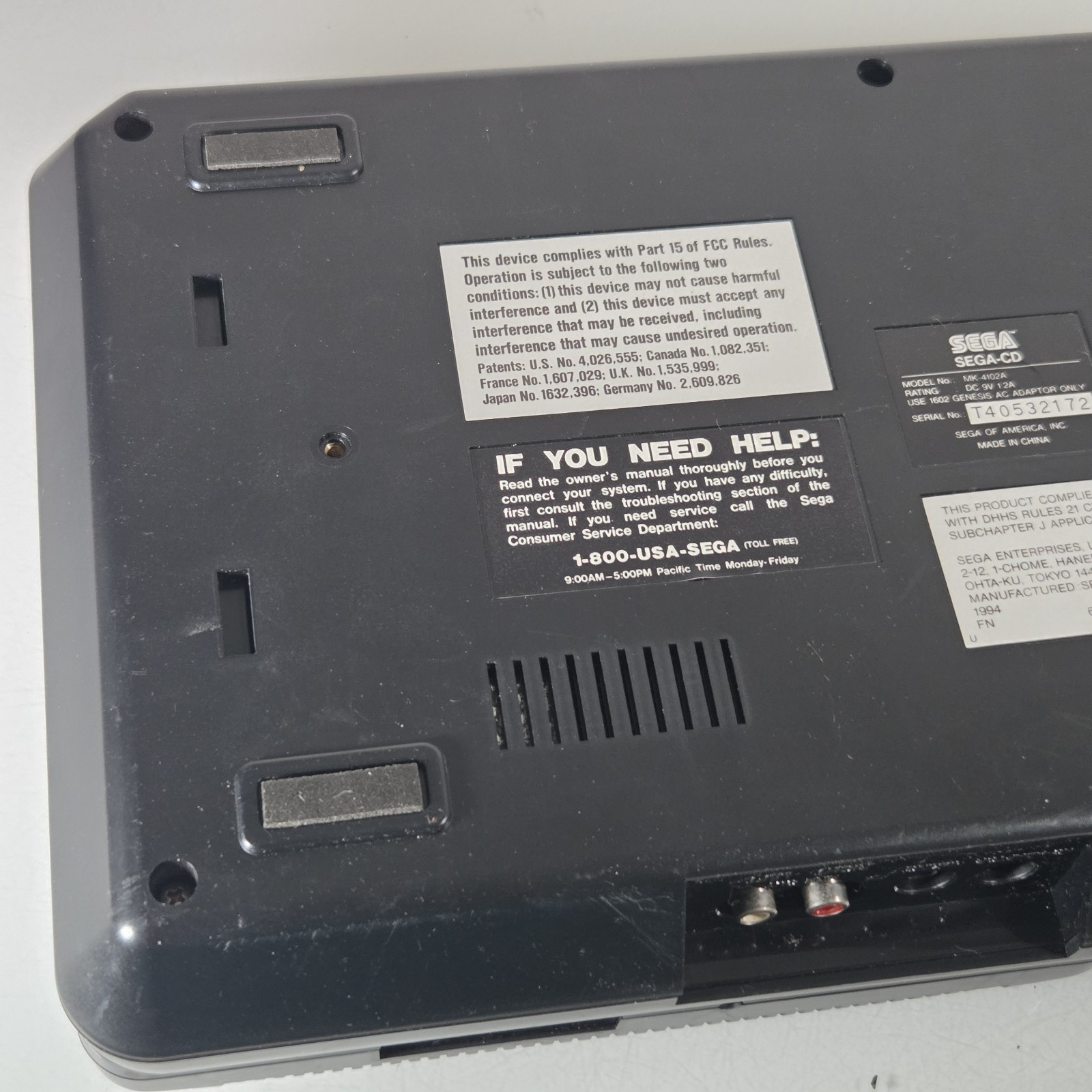 Sega CD Model 2 MK-4102A Genesis 2 MK-1631 Sega Genesis Console Only UNTESTED