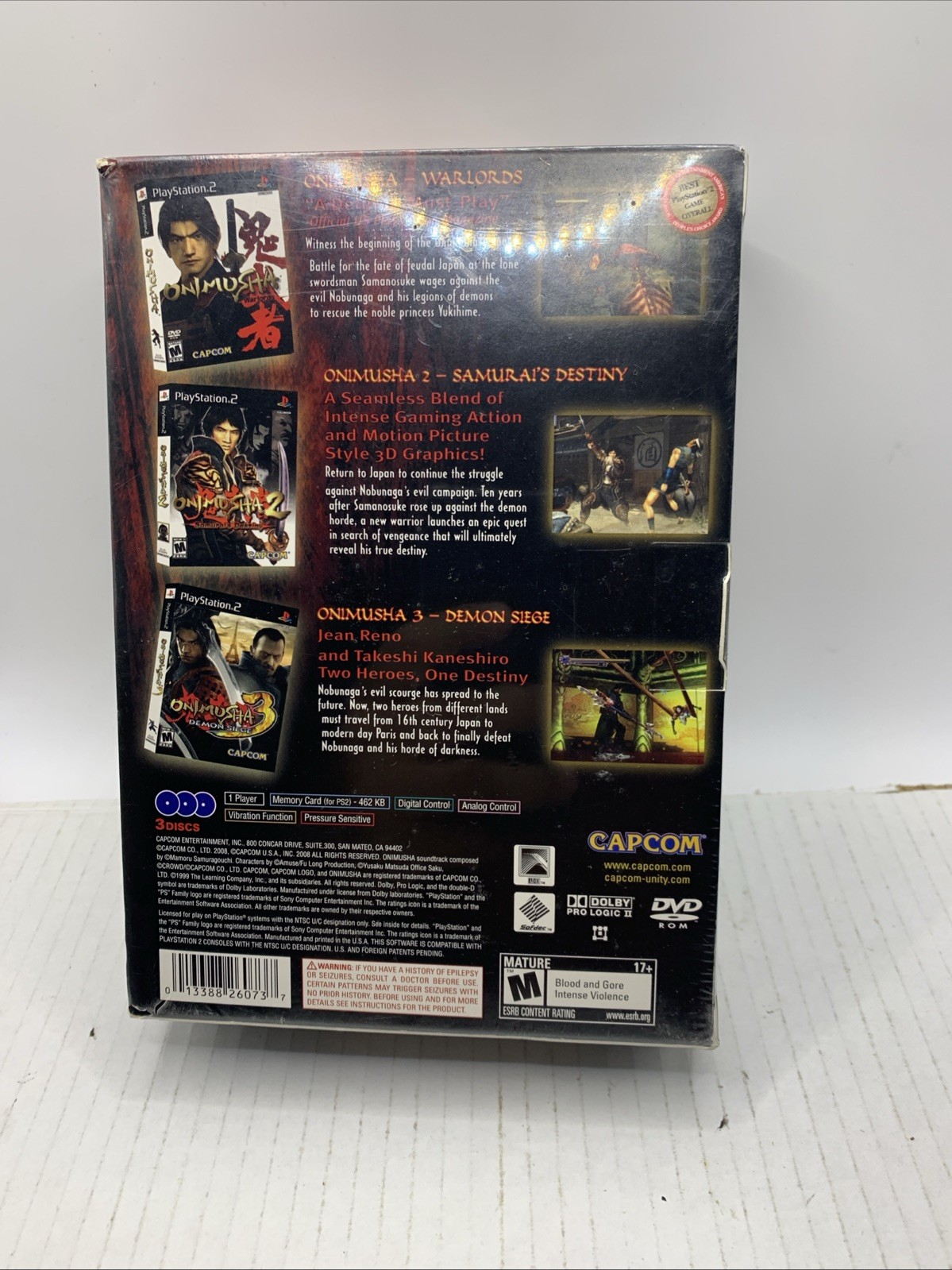 Factory Sealed Onimusha Essentials Sony PlayStation 2, 2008 Onimusha series Rare