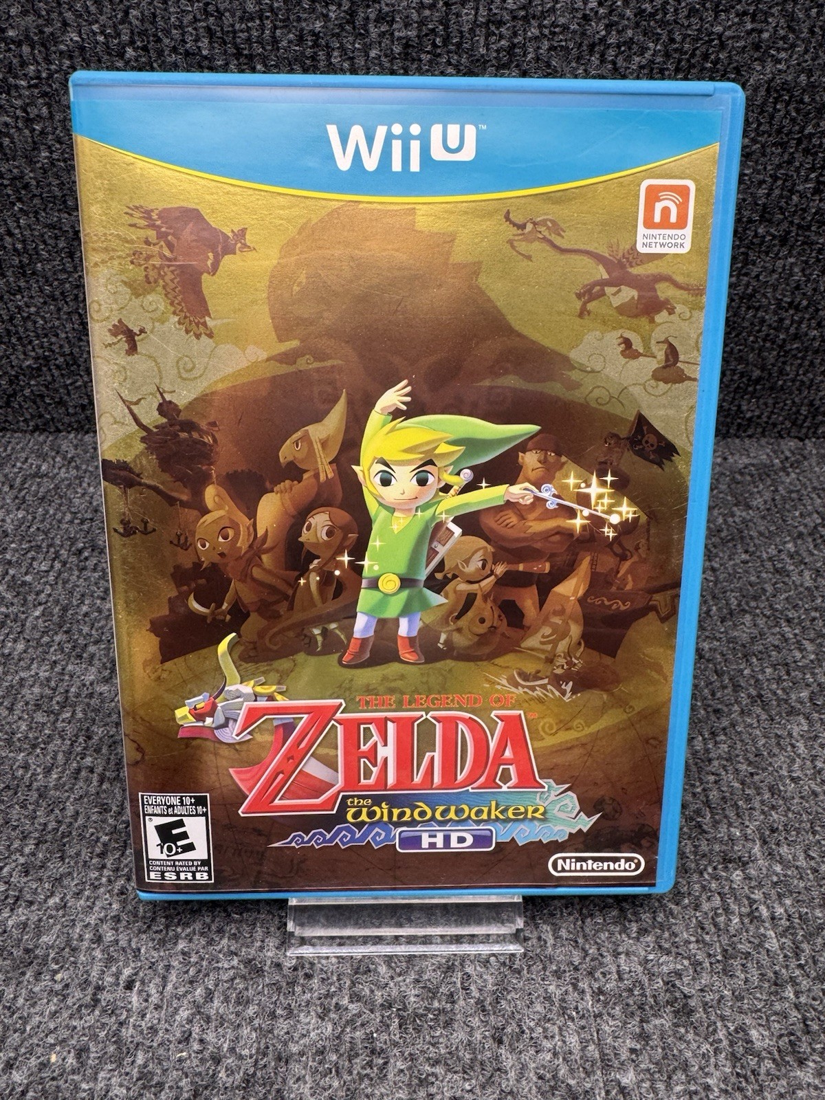 The Legend of Zelda: The Wind Waker HD (Wii U) (Gold Cover variant) TESTED
