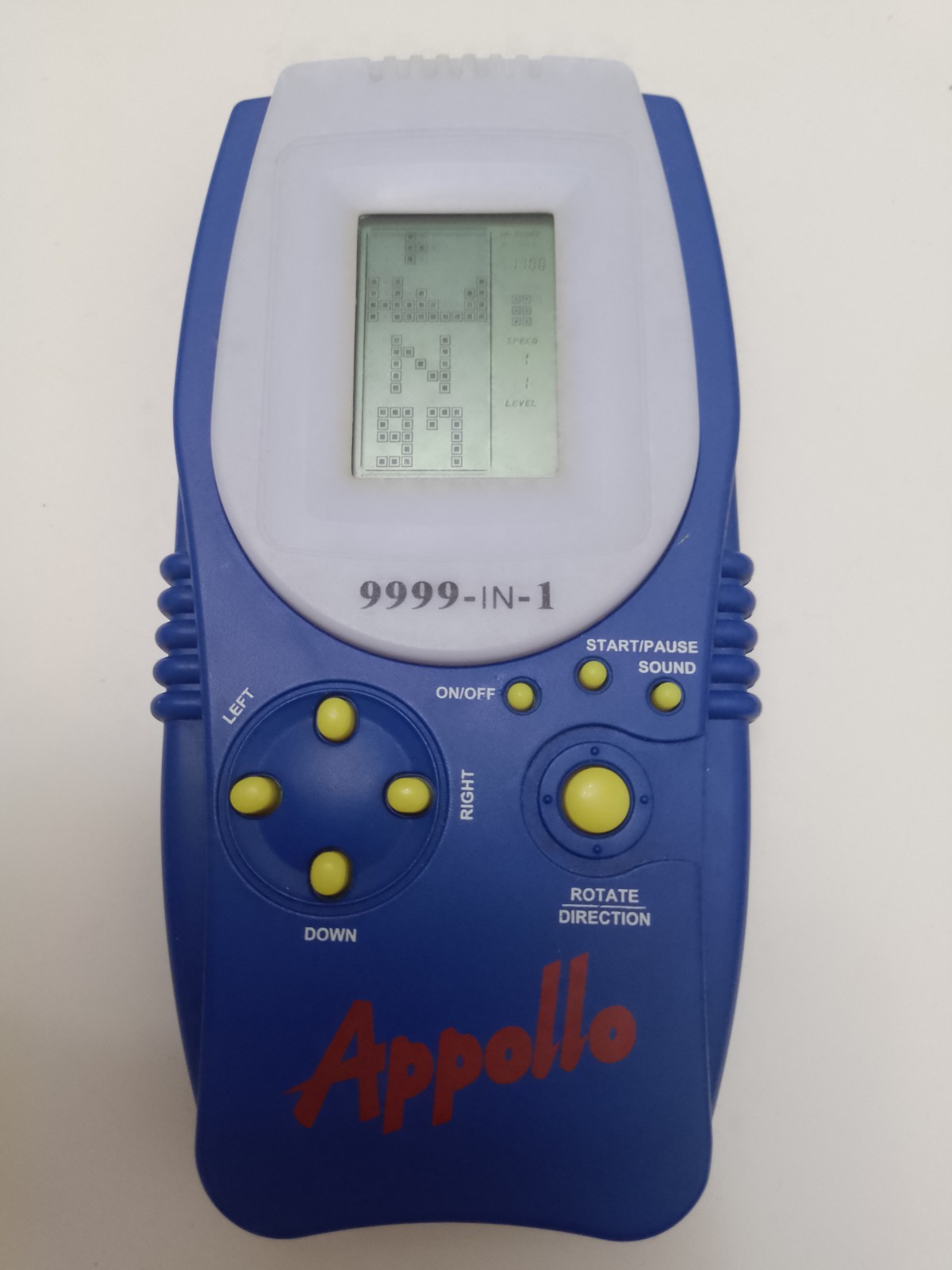 TESTED Apollo 9999in1 Brick Game Vintage 90’s Handheld Gaming Console retro blue