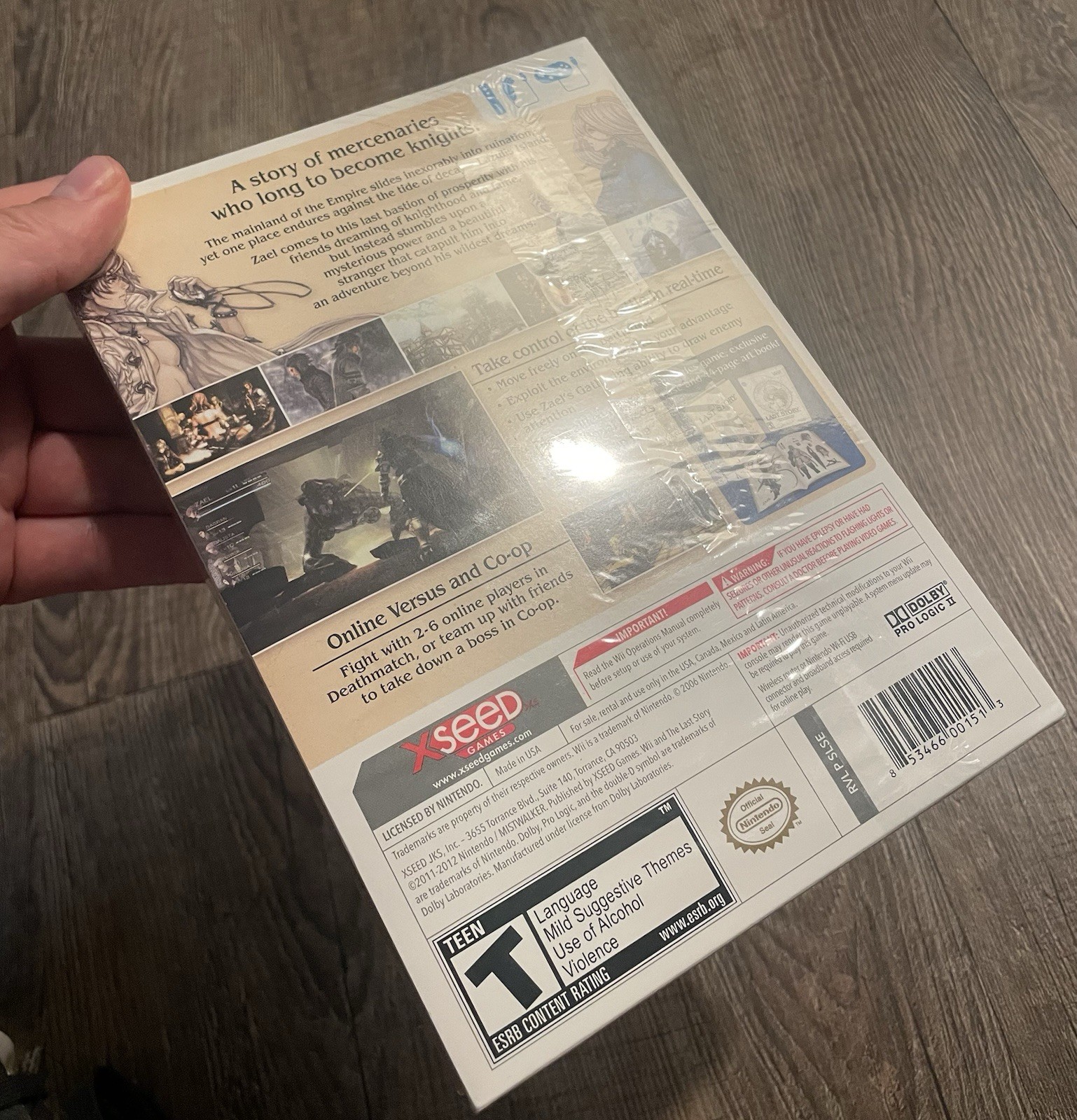 The Last Story (Nintendo Wii, 2012) Limited Edition Sealed