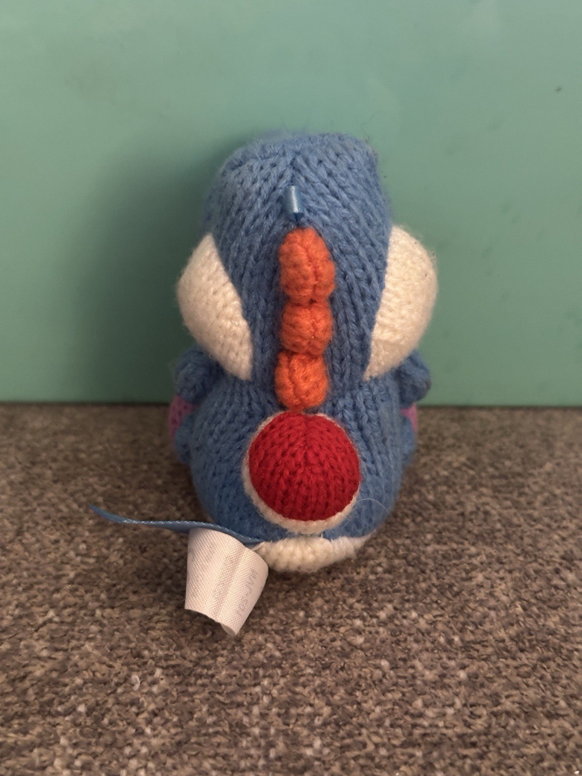 Light Blue Yarn Yoshi Amiibo Plush – Nintendo Wii U Switch 3DS