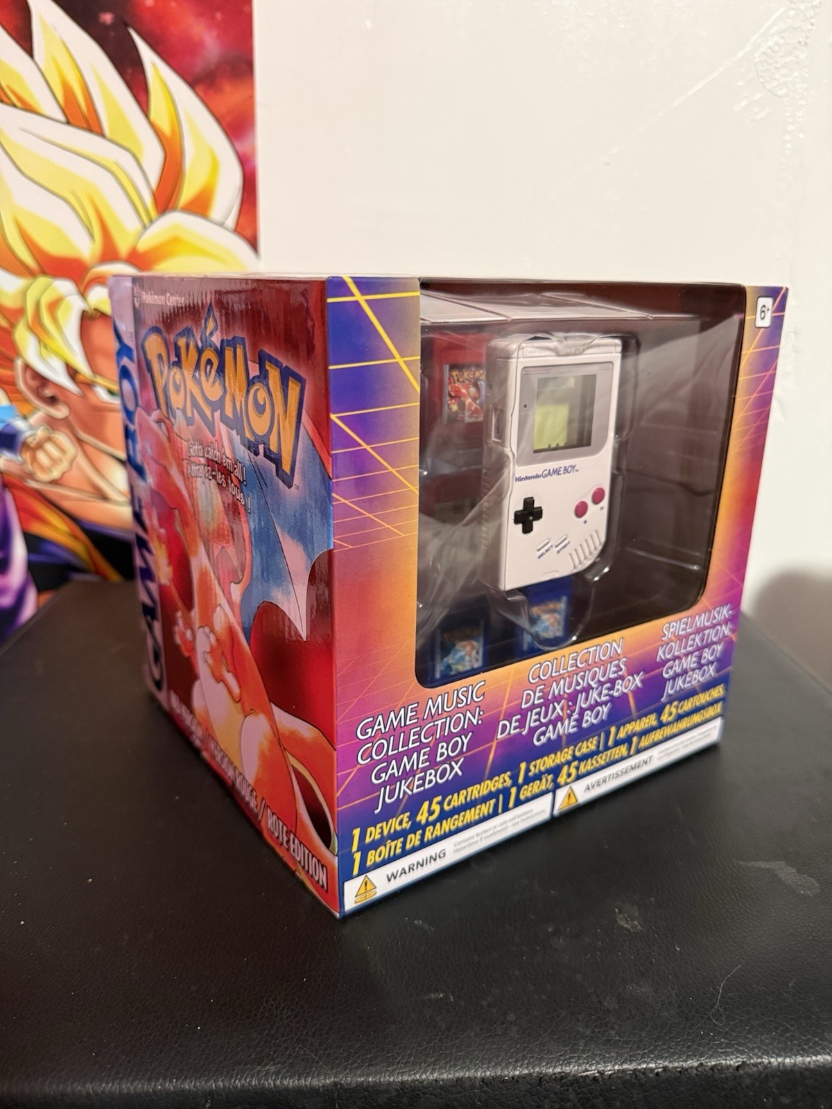 Pokemon Center Red & Pokémon Blue Game Music Collection Game Boy Jukebox In Hand
