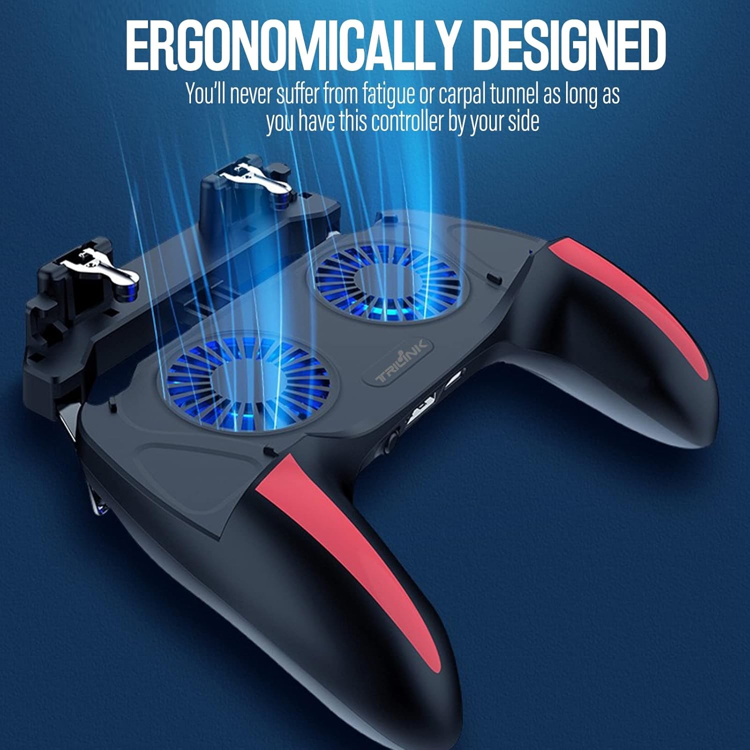 Fortnite Gaming Grip 4000mAh Power Bank Cooler L1R1