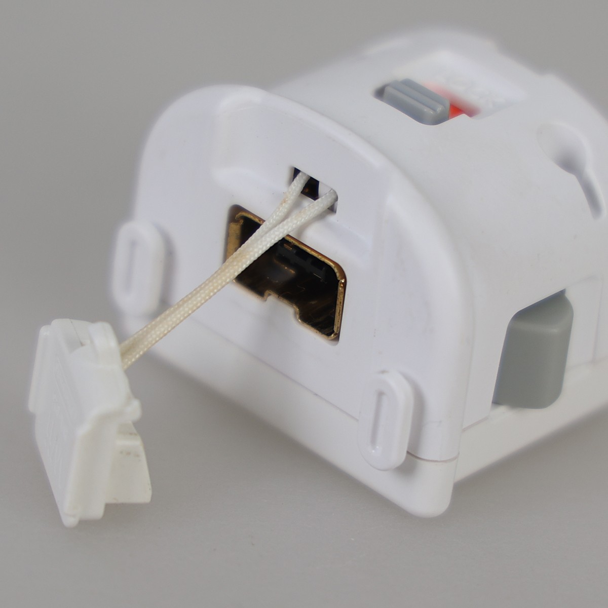 Original OEM Nintendo Wii Motion Plus Adapter RVL-026 White Excellent Condition