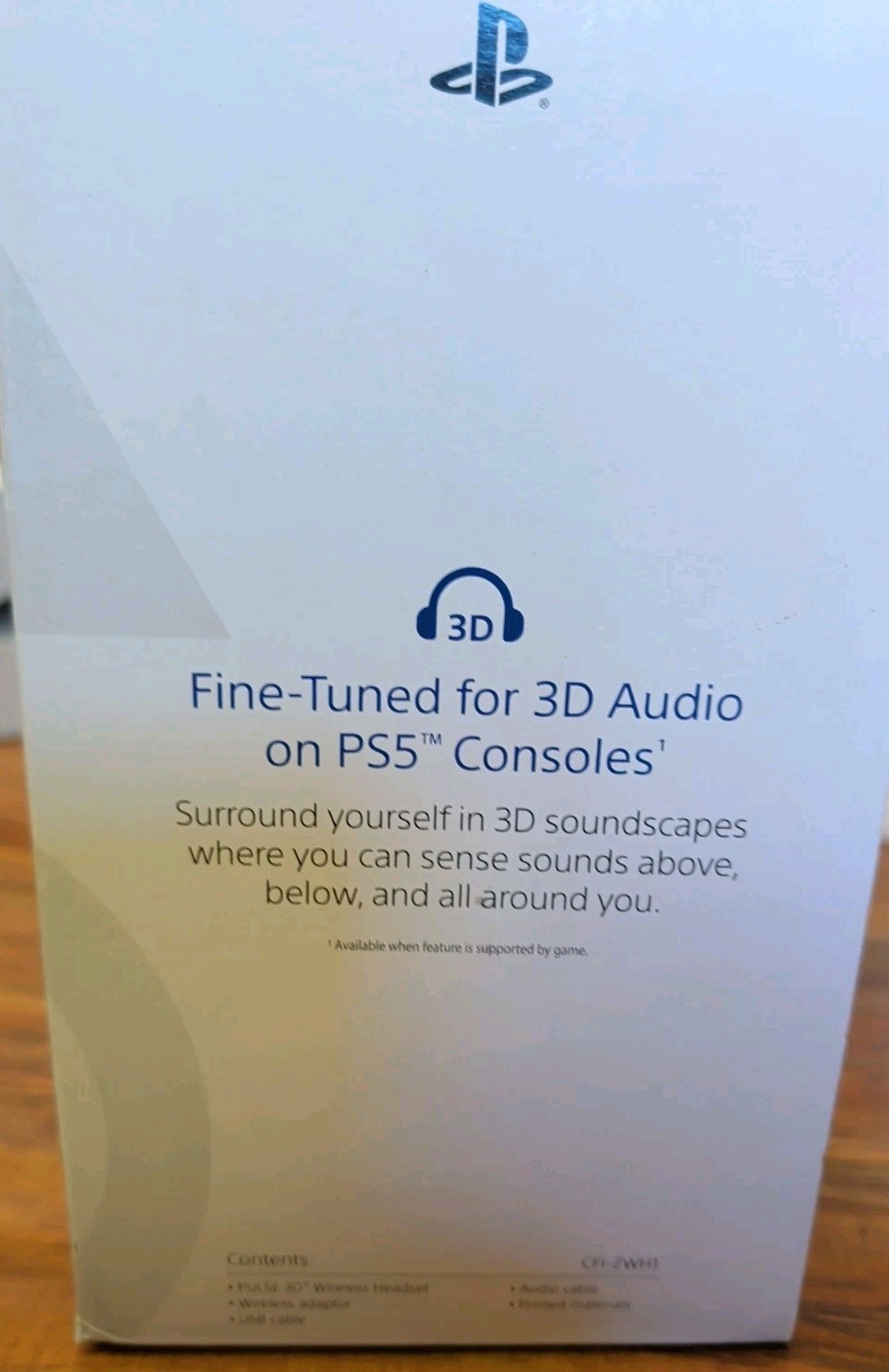 PlayStation Pulse 3D PS5 Wireless Headset w/ Dongle, Cable | Open-Box